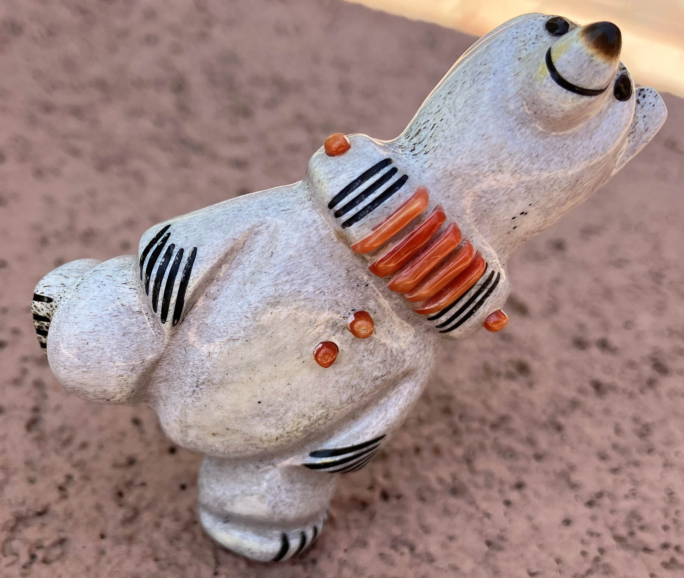 Claudia Peina | Zuni Frog Fetish | Penfield Gallery of Indian Arts | Albuquerque, New Mexico